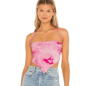 superdown Layla Cowl Halter top 
Revolve - Size S
Color: Pink